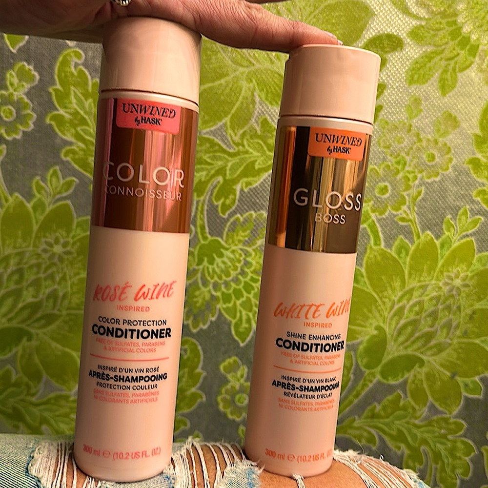 💥2 CT Unwined by Hask 10.2 OZ Gloss Boss white wine conditioner 300ml